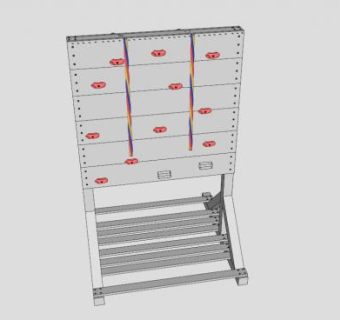 绳索攀爬墙SU模型下载_sketchup草图大师SKP模型