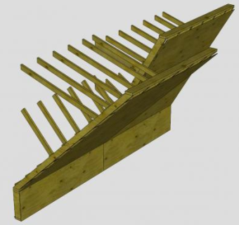 力量训练攀岩墙SU模型下载_sketchup草图大师SKP模型