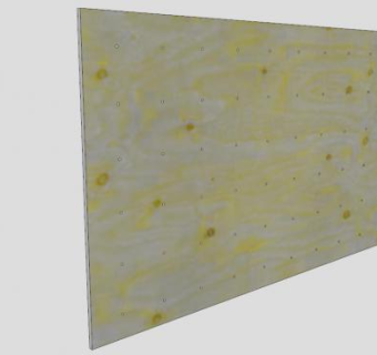 胶合板面板装饰墙SU模型下载_sketchup草图大师SKP模型