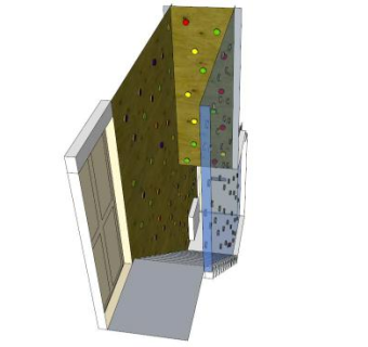 抱石墙装饰墙SU模型下载_sketchup草图大师SKP模型