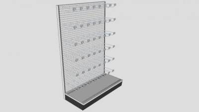 贡多拉衣架SU模型下载_sketchup草图大师SKP模型