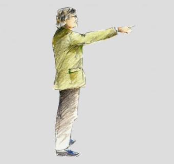 写实人物男士教授SU模型下载_sketchup草图大师SKP模型