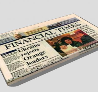 金融时报杂志SU模型下载_sketchup草图大师SKP模型