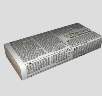 新闻报纸杂志SU模型下载_sketchup草图大师SKP模型