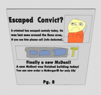 安报报纸杂志SU模型下载_sketchup草图大师SKP模型