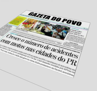 人民公报SU模型下载_sketchup草图大师SKP模型