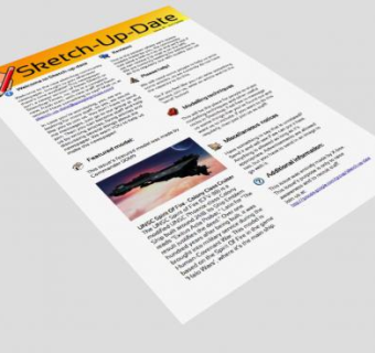 新闻报纸报纸SU模型下载_sketchup草图大师SKP模型