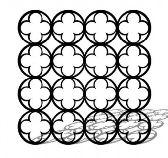 护墙黑色面板SU模型下载_sketchup草图大师SKP模型