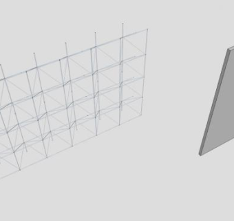 现代标准面板SU模型下载_sketchup草图大师SKP模型