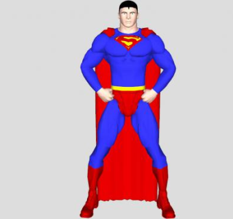 超人SU模型下载_sketchup草图大师SKP模型