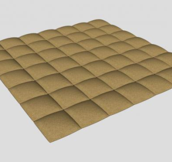 软包墙面板泡沫SU模型下载_sketchup草图大师SKP模型