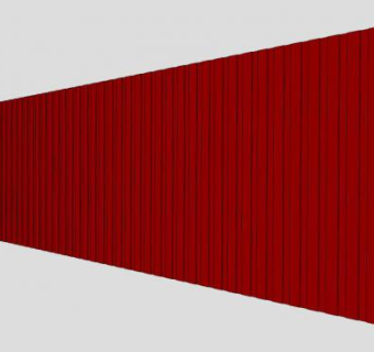 红色装饰面板SU模型下载_sketchup草图大师SKP模型