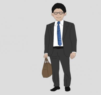 拿公文包的西装男人SU模型下载_sketchup草图大师SKP模型