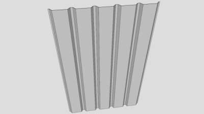 金属面板SU模型下载_sketchup草图大师SKP模型