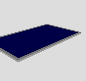 现代太阳能面板SU模型下载_sketchup草图大师SKP模型