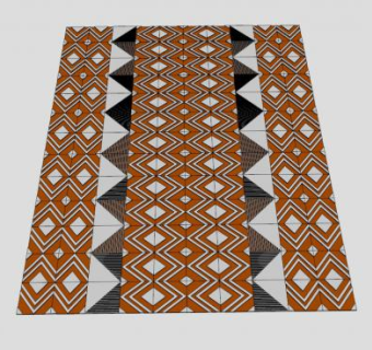 花纹面板SU模型下载_sketchup草图大师SKP模型