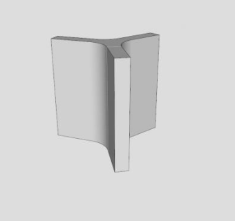 白色面板展览SU模型下载_sketchup草图大师SKP模型