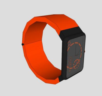 手表款式腕表SU模型下载_sketchup草图大师SKP模型