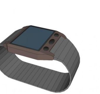 机械腕表手表SU模型下载_sketchup草图大师SKP模型