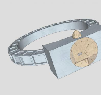 钟表机械手表SU模型下载_sketchup草图大师SKP模型