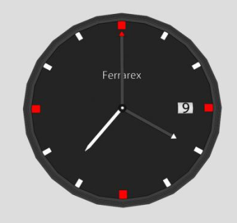 挂钟钟表SU模型下载_sketchup草图大师SKP模型