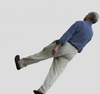 老人散步SU模型下载_sketchup草图大师SKP模型