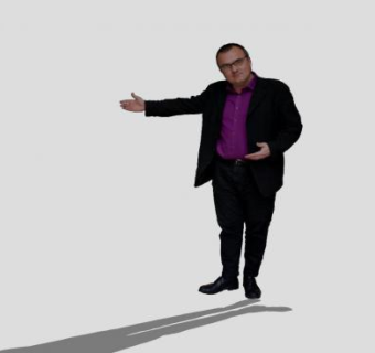 西服男人SU模型下载_sketchup草图大师SKP模型