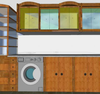 厨房家具家装SU模型下载_sketchup草图大师SKP模型