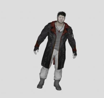 英国男人SU模型下载_sketchup草图大师SKP模型