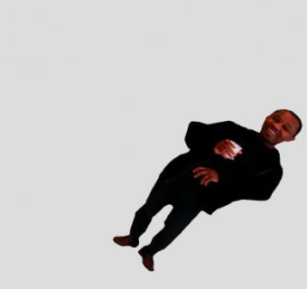 非洲裔美国男人SU模型下载_sketchup草图大师SKP模型