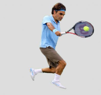 运动员费德勒SU模型下载_sketchup草图大师SKP模型