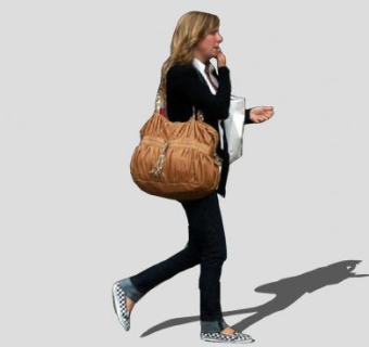 欧美职场女性SU模型下载_sketchup草图大师SKP模型