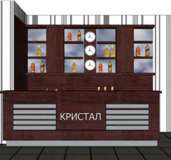 欧式酒吧吧台SU模型下载_sketchup草图大师SKP模型