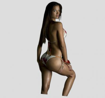 比基尼女模SU模型下载_sketchup草图大师SKP模型