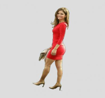 欧美女人SU模型下载_sketchup草图大师SKP模型