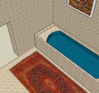 卫浴卫生间装修SU模型下载_sketchup草图大师SKP模型