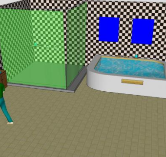 卫生间浴室SU模型下载_sketchup草图大师SKP模型