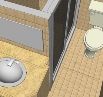 宜家卫浴卫生间SU模型下载_sketchup草图大师SKP模型