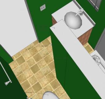 沐浴浴室更衣室SU模型下载_sketchup草图大师SKP模型