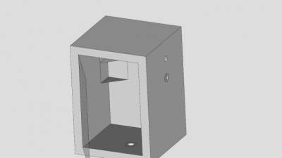 小型更衣室SU模型下载_sketchup草图大师SKP模型