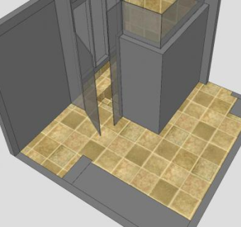 卫生间浴室更衣室SU模型下载_sketchup草图大师SKP模型
