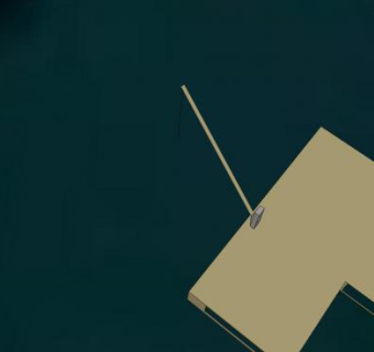 甲板上钓鱼垂钓SU模型下载_sketchup草图大师SKP模型