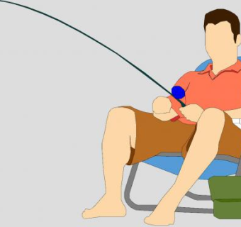 休闲垂钓钓鱼SU模型下载_sketchup草图大师SKP模型