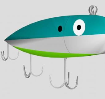 娱乐休闲鱼饵SU模型下载_sketchup草图大师SKP模型