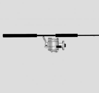 娱乐量子杆卷盘SU模型下载_sketchup草图大师SKP模型