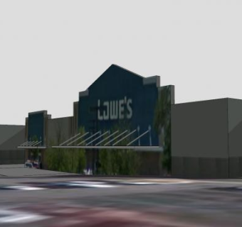 建筑外观乡村画廊SU模型下载_sketchup草图大师SKP模型