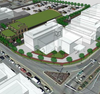 布罗德大街市场SU模型下载_sketchup草图大师SKP模型