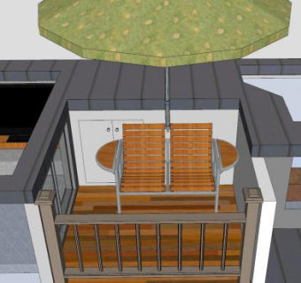 冒险小房子装修SU模型下载_sketchup草图大师SKP模型