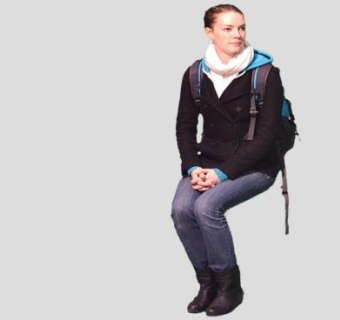 女学生SU模型下载_sketchup草图大师SKP模型