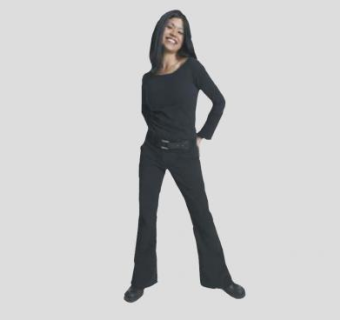 写实人物黑发女人SU模型下载_sketchup草图大师SKP模型